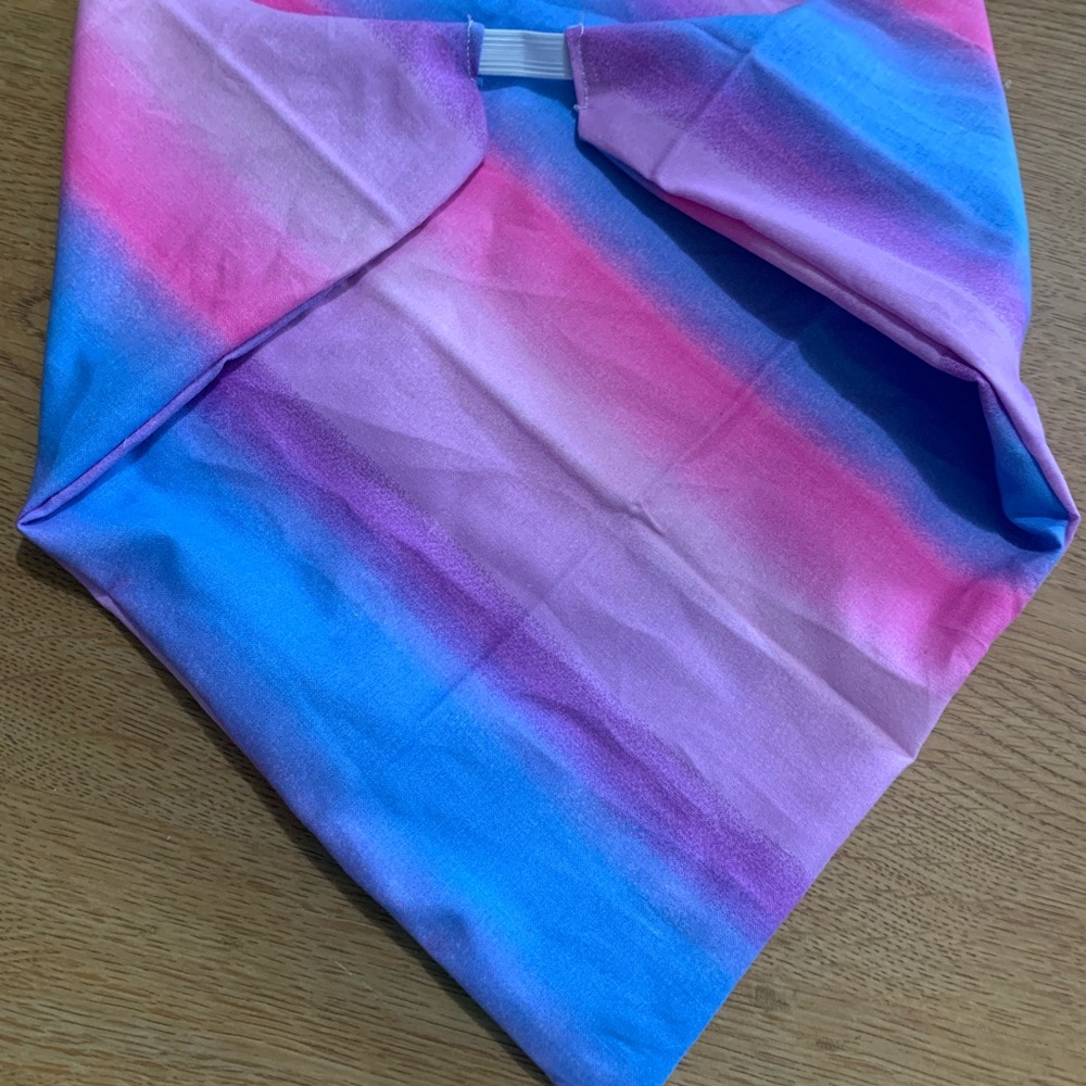 Rainbow bandana headband